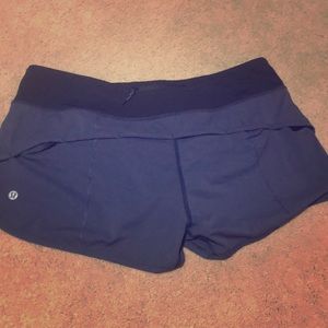 Lululemon size 10 speed shorts